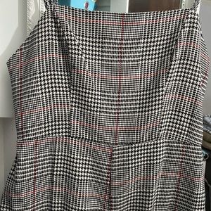 Houndstooth Pattern Jumpsuit